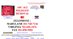 Desktop Screenshot of abcallwildlife.com